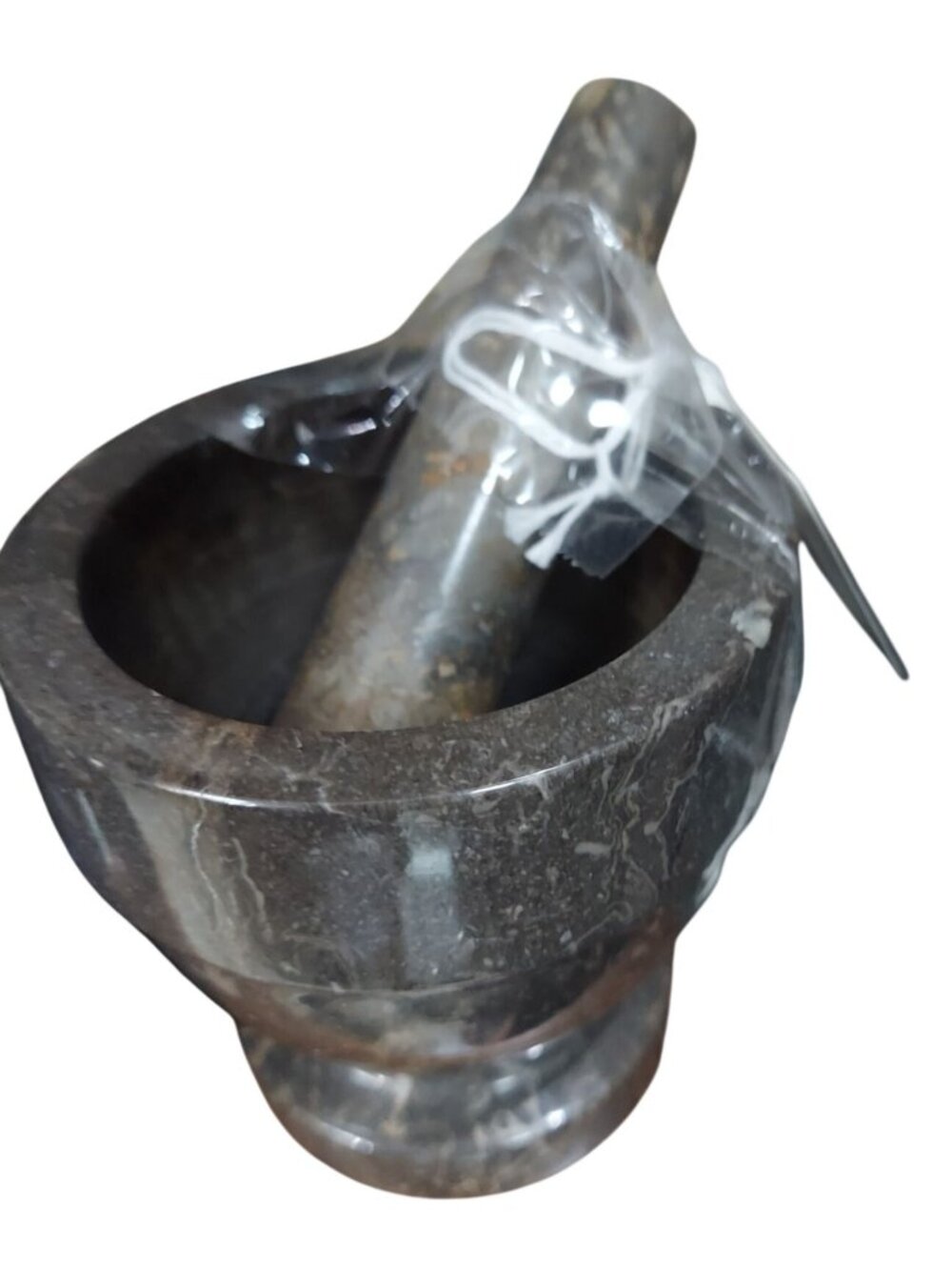 Marble Mortar & Pestle Set For Kitchen Herbs & Spices - Durable Design